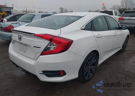 2019 Honda Civic Sport z USA, uszkodzony, nr VIN 2HGFC2F81KH556618